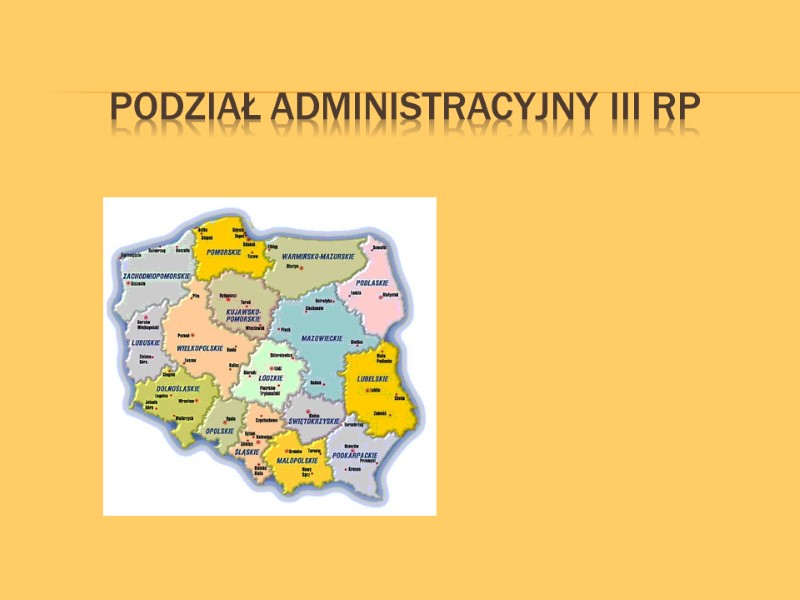 Podział administracyjny III RP